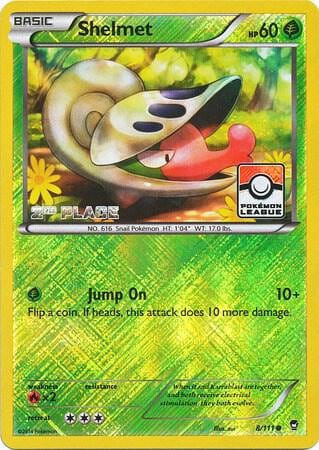 Shelmet - 8/111 (Pokemon League) [2nd Place], League & Championship Cards 008/111