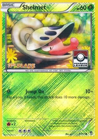 Shelmet - 8/111 (Pokemon League) [3rd Place], League & Championship Cards 008/111