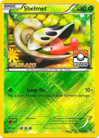 Shelmet - 8/111 (Pokemon League) [4th Place], League & Championship Cards 008/111