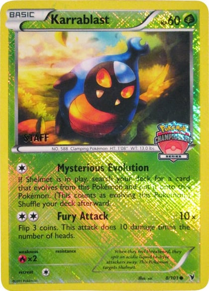 Karrablast - 8/101 (Championship Series) [Staff], League & Championship Cards 008/101