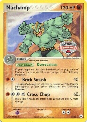 Machamp - 9/101 (National Championships), League & Championship Cards 009/101