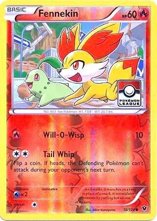 Fennekin - 10/124 (Pokemon League), League & Championship Cards 010/124
