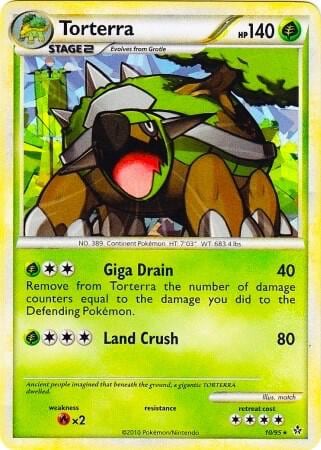 Torterra - 10/95 (Cracked Ice Holo), League & Championship Cards 010/095