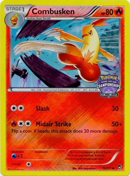 Combusken - 13/111 (State Championships), League & Championship Cards 013/111