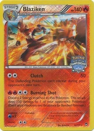 Blaziken - 14/111 (National Championships), League & Championship Cards 014/111