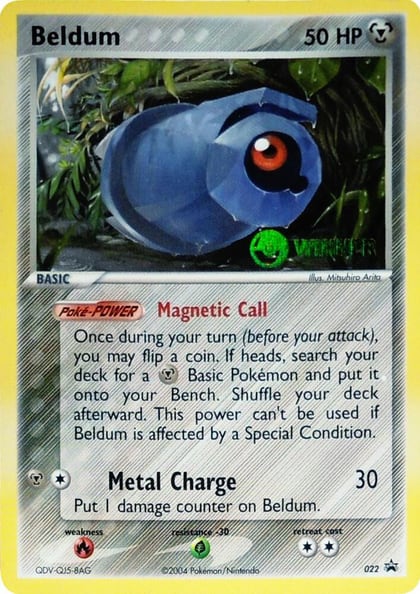 Beldum - 022 (League Promo) [Winner], League & Championship Cards 022