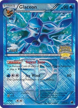 Glaceon - 23/116 (City Championships) [Staff], League & Championship Cards 023/116