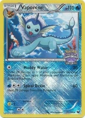 Vaporeon - 25/108 (State Championships), League & Championship Cards 025/108