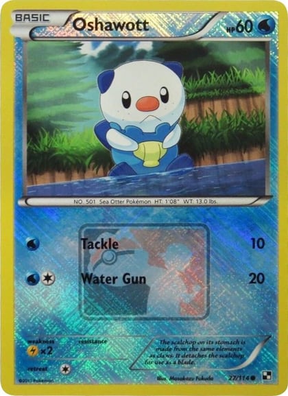 Oshawott - 27/114 (League Promo), League & Championship Cards 027/114