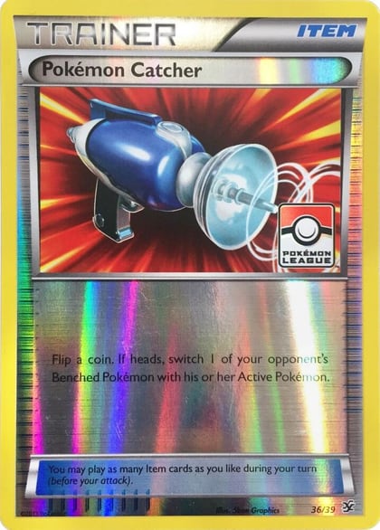 Pokemon Catcher - 36/39 (Pokemon League), League & Championship Cards 036/039