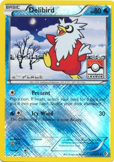 Delibird - 38/149 (Pokemon League) [2nd Place], League & Championship Cards 038/149