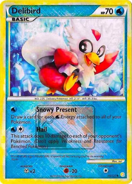 Delibird - 39/123 (League Promo), League & Championship Cards 039/123