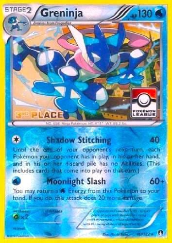 Greninja - 40/122 (Pokemon League) [3rd Place], League & Championship Cards 040/122