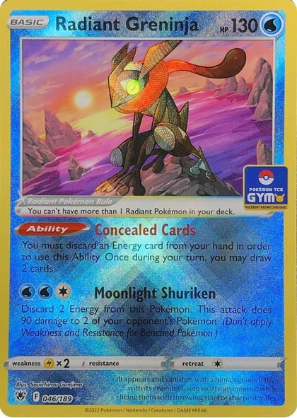 Radiant Greninja, League & Championship Cards 046/189