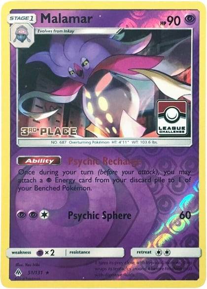 Malamar - 51/131 (League Challenge) [3rd Place], League & Championship Cards 051/113