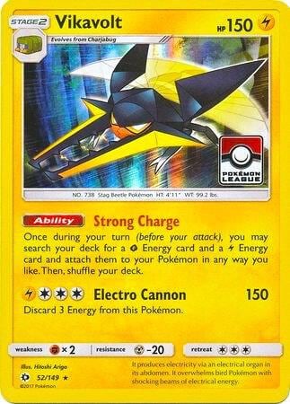 Vikavolt - 52/149 (Pokemon League), League & Championship Cards 052/149