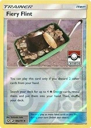 Fiery Flint - 60a/70 (Pokemon League), League & Championship Cards 060a/070