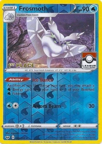 Frosmoth - 064/202 (League Challenge) [1st Place], League & Championship Cards 064/202