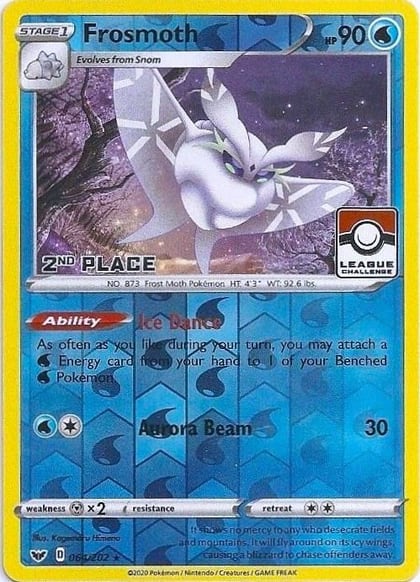 Frosmoth - 064/202 (League Challenge) [2nd Place], League & Championship Cards 064/202