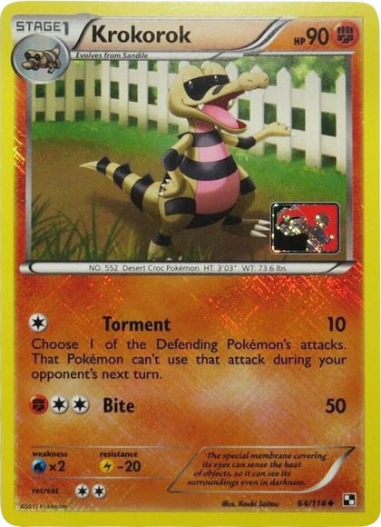 Krokorok - 64/114 (League Promo), League & Championship Cards 064/114