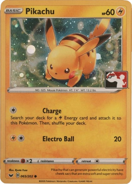 Pikachu - 065/202 (Cosmos Holo), League & Championship Cards 065/202