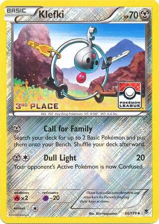 Klefki - 66/119 (Pokemon League) [3rd Place], League & Championship Cards 066/119