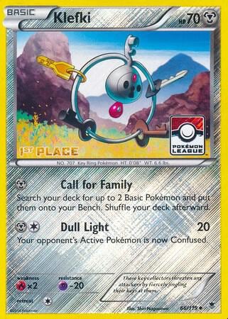 Klefki - 66/119 (Pokemon League) [1st Place], League & Championship Cards 066/119