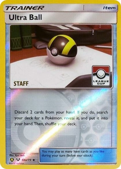 Ultra Ball - 68a/73 (League Cup) [Staff], League & Championship Cards 068a/073