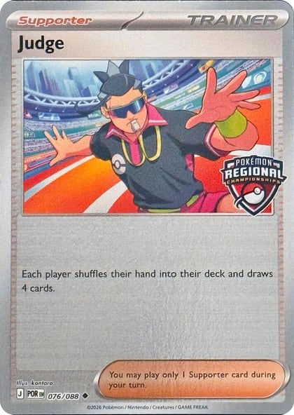 Judge - 076/088 (Regional Championships), League & Championship Cards 076/088