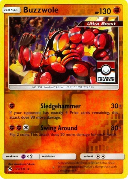 Buzzwole - 77/131 (Pokemon League), League & Championship Cards 077/131