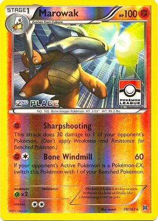 Marowak - 78/162 (Pokemon League) [2nd Place], League & Championship Cards 078/162