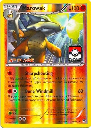 Marowak - 78/162 (Pokemon League) [4th Place], League & Championship Cards 078/162