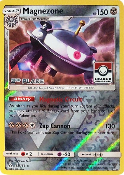 Magnezone - 83/156 (League Challenge) [2nd Place], League & Championship Cards 083/156