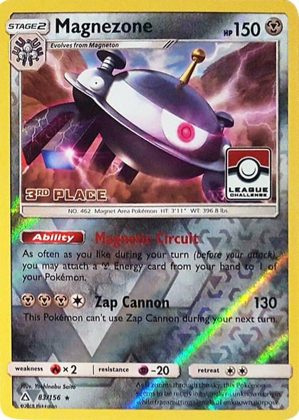 Magnezone - 83/156 (League Challenge) [3rd Place], League & Championship Cards 083/156