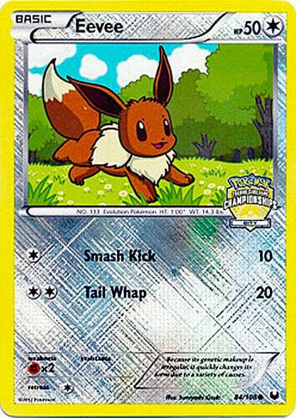 Eevee - 84/108 (City Championships), League & Championship Cards 084/108