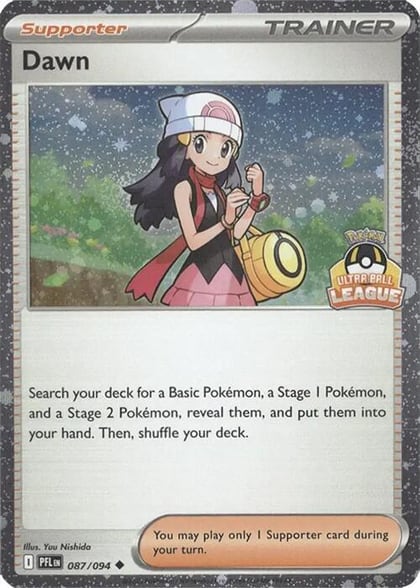Dawn - 087/094 (Ultra Ball League), League & Championship Cards 087/094