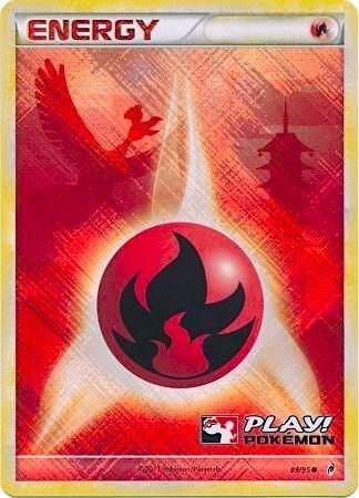 Fire Energy - 89/95 (Play! Pokemon), League & Championship Cards 089/095