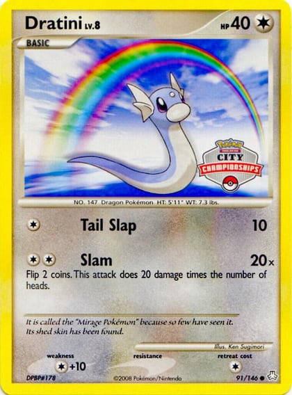 Dratini - 91/146 (City Championships), League & Championship Cards 091/146