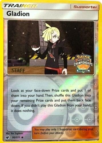 Gladion - 95/111 (Regional Championships) [Staff], League & Championship Cards 095/111