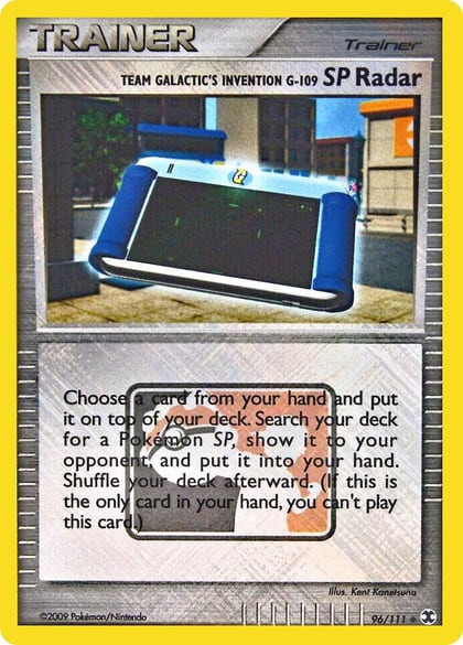 Team Galactic's Invention G-109 SP Radar - 96/111 (League Promo), League & Championship Cards 096/111