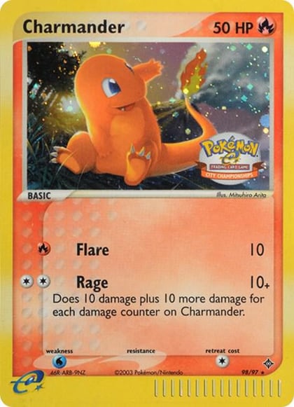 Charmander - 98/97 (City Championships), League & Championship Cards 098/097