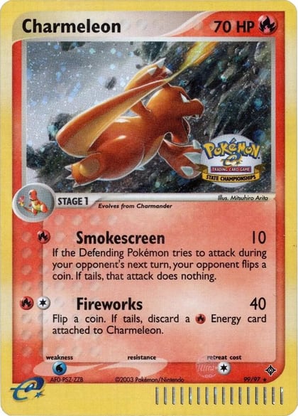Charmeleon - 99/97 (State Championship), League & Championship Cards 099/097