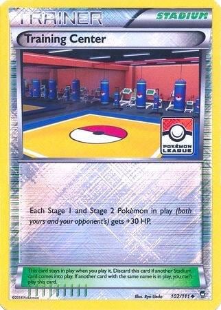 Training Center - 102/111 (Pokemon League), League & Championship Cards 102/111