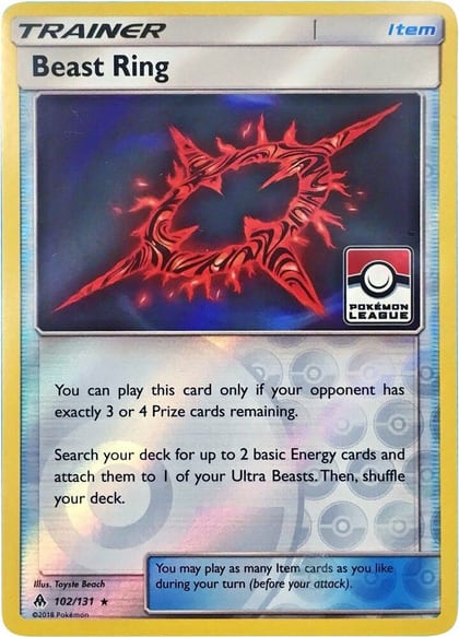 Beast Ring - 102/131 (Pokemon League), League & Championship Cards 102/131