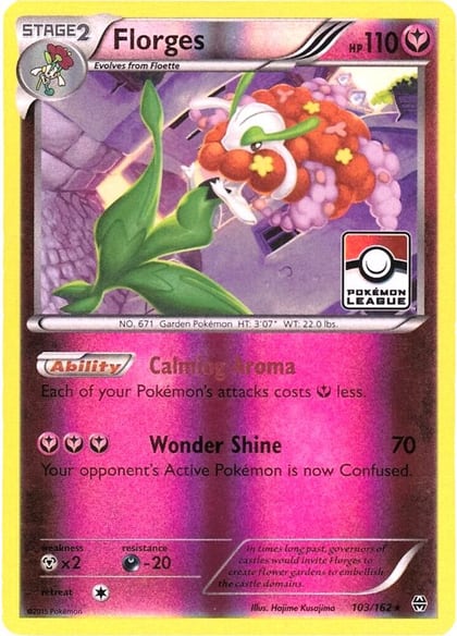 Florges - 103/162 (Pokemon League), League & Championship Cards 103/162