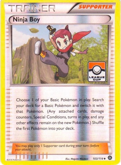 Ninja Boy - 103/114 (League Cup), League & Championship Cards 103/114