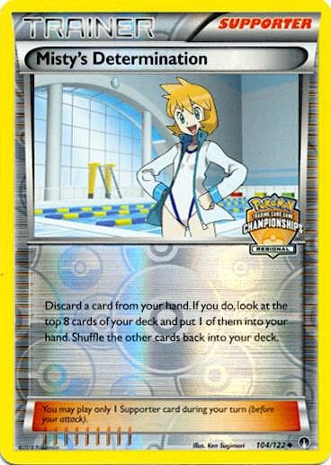 Misty's Determination - 104/122 (Regional Championships), League & Championship Cards 104/122
