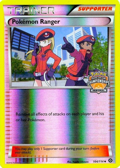Pokemon Ranger - 104/114 (Regional Championships), League & Championship Cards 104/114