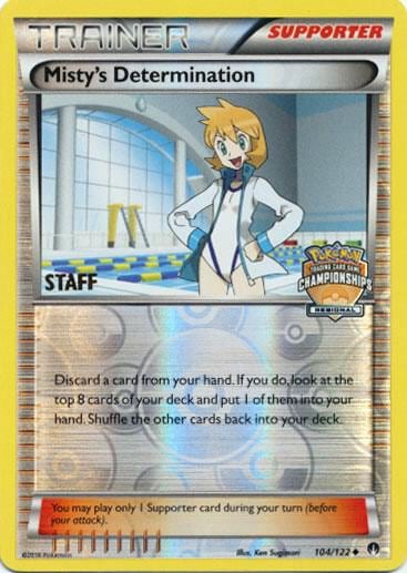 Misty's Determination - 104/122 (Regional Championships) [Staff], League & Championship Cards 104/122