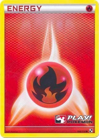 Fire Energy - 106/114 (Play! Pokemon), League & Championship Cards 106/114